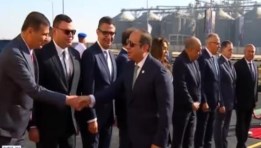 الرئيس عبد الفتاح السيسي يصل الضبعة