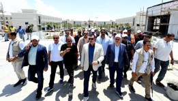 صورة من جولة وزير الإسكان