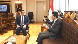 وزير الإسكان يستقبل وزير الشباب والرياضة