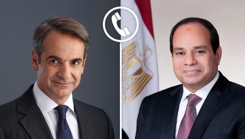 الرئيس عبد الفتاح السيسي - رئيس الوزراء اليوناني "كيرياكوس ميتسوتاكيس" الرئيس عبد الفتاح السيسي - رئيس الوزراء اليوناني "كيرياكوس ميتسوتاكيس"