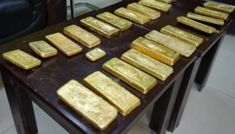 ضبط كميات كبيرة من الذهب ضبط كميات كبيرة من الذهب