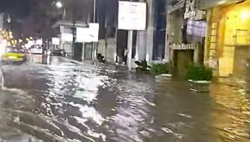 عاصفة وسيول في الإسكندرية 