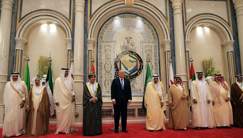 ترامب وزعماء دول الخليج ترامب وزعماء دول الخليج