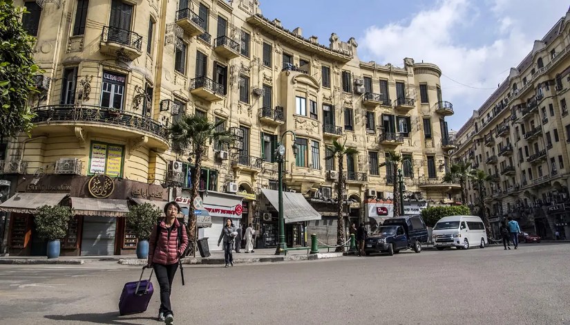 مبنى سكني قديم في القاهرة مبنى سكني قديم في القاهرة