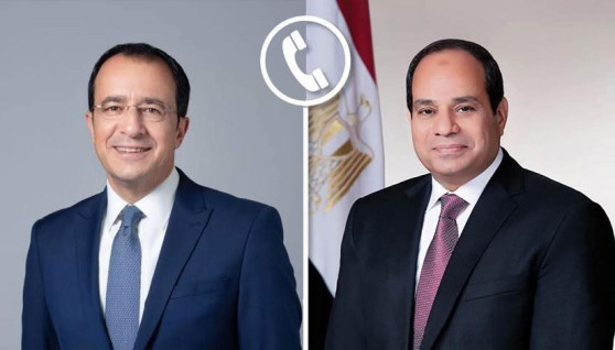 الرئيس عبد الفتاح السيسي والرئيس القبرصي