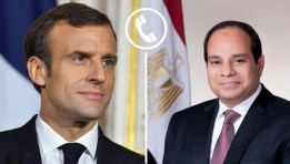 الرئيس السيسي ونظيره الفرنسي 