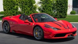 سيارة فيراري 458 سبشيالي أبيرتا 2015 المكشوفة