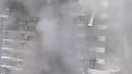 حريق ناطحة السحاب في دبي