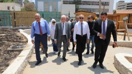 أعمال التطوير الجارية بمنطقة القاهرة الخديوية