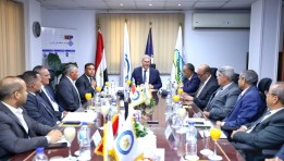 وزير البترول مع قيادات شركة نوربيتكو