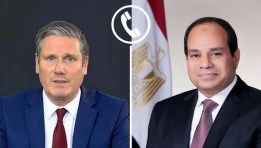 الرئيس عبد الفتاح السيسي ورئيس وزراء المملكة المتحدة