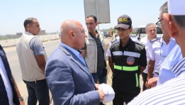 كامل الوزير من موقع حادث المنوفية 