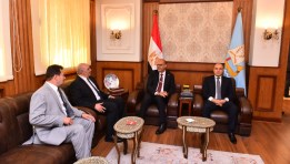 وزير العمل يلتقى محافظ كفر الشيخ