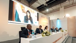 وزيرة التخطيط خلال فعاليات Africa Health ExCon