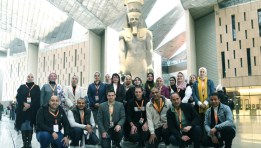تدريب العاملين بالمتحف المصري الكبير 