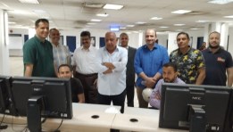وزير الكهرباء في محطة ابو قير 