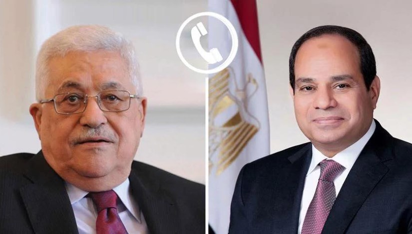 الرئيس السيسي يتلقى اتصال من نظيره الفلسطيني الرئيس السيسي يتلقى اتصال من نظيره الفلسطيني