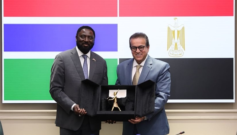 الدكتور خالد عبدالغفار مع مامادو تانجارا