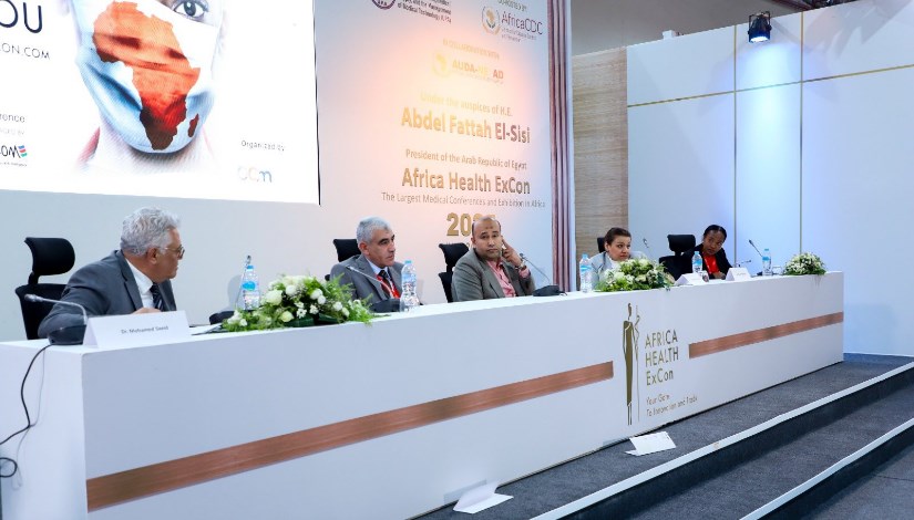 خلال فعاليات المعرض والمؤتمر الطبي الإفريقي خلال فعاليات المعرض والمؤتمر الطبي الإفريقي