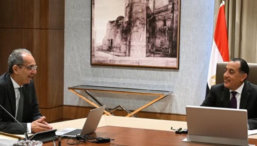 مدبولي ووزير الاتصالات مدبولي ووزير الاتصالات