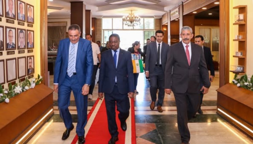 زيارة سفير كوت ديفوار لميناء دمياط زيارة سفير كوت ديفوار لميناء دمياط