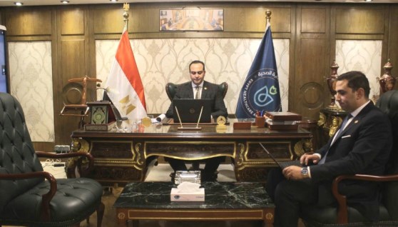 جانب من مشاركة رئيس الرعاية الصحية