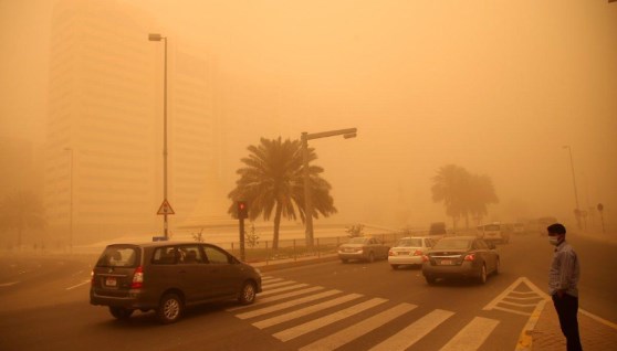 نشاط للرياح مثيرة للرمال والأتربة