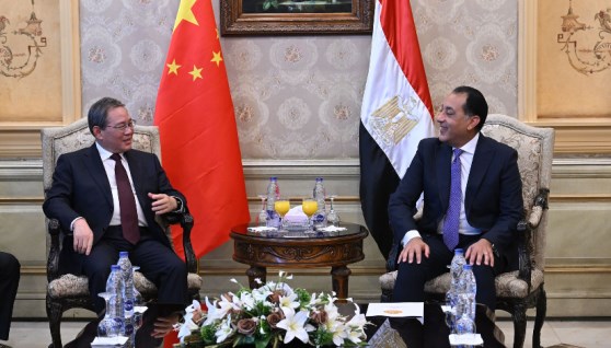 استقبال رئيس الوزراء لرئيس مجلس الدولة الصيني