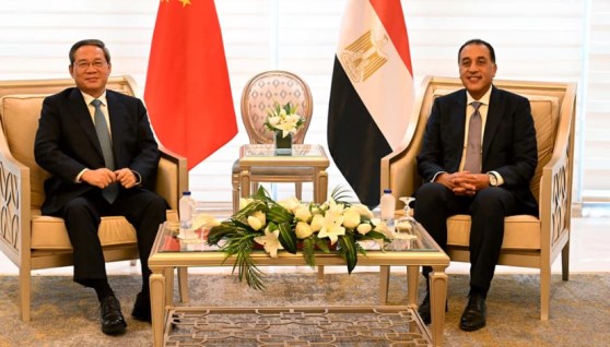 رئيس مجلس الدولة الصيني ورئيس الوزراء المصري