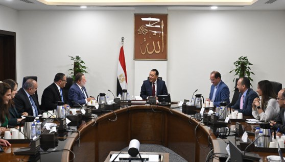 رئيس الوزراء مع محافظ البنك المركزي وزير المالية