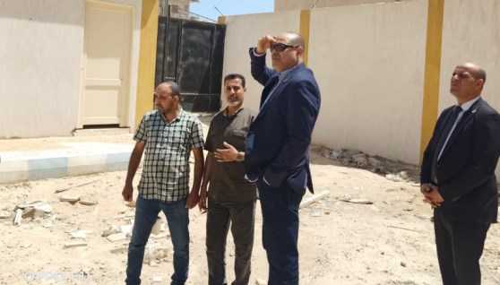 جانب من جولة وزير العمل لمشروع الضبعة النووية