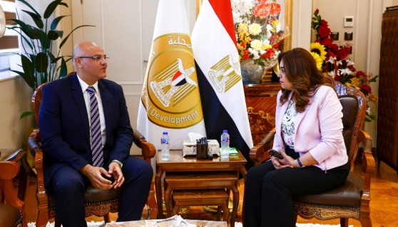وزيرة التنمية المحلية ومحافظ القليوبية