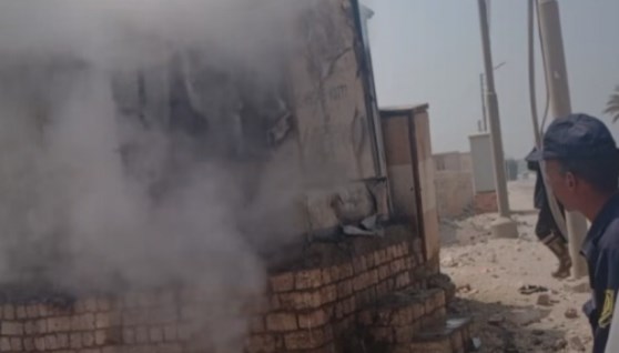 حريق محول كهرباء في الصف
