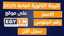 نتيجة الثانوية العامة 2025