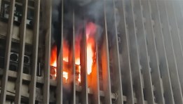 حريق سنترال رمسيس