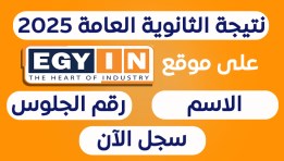 نتيجة الثانوية العامة 2025