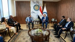 وزير البترول مع مؤسس مجموعة بولي سيرف