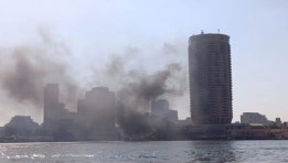 حريق بفندق سوفيتل الجزيرة بالقاهرة