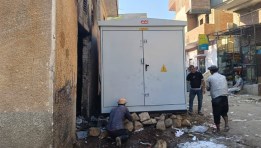 كشك كهرباء بمنطقة شبرامنت