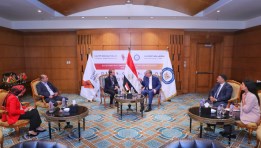 وزير البترول ووفد شركة باريك جولد