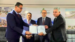  وزير العمل محمد جبران، واللواء خالد شعيب محافظ مرسى مطروح