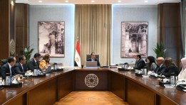 خلال اجتماع مجلس الوزراء اليوم