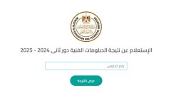 نتيجة الدبلومات الفنية 2025