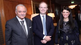 خلال حفل وداع السفير جاريث بايلي