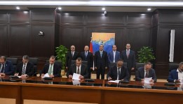 مراسم توقيع عقدي تسوية بين عدد من جهات وهيئات الدولة