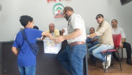إجراء القرعة العلنية اليدوية لاختيار الفائزين