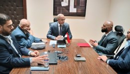 نائب وزير الإسكان خلال لقاء مسئولي إحدى الشركات العالمية