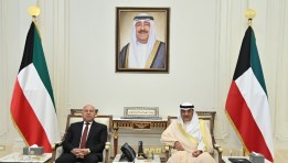 الشيخ صباح خالد الحمد الصباح ولي عهد الكويت، الفريق مهندس كامل الوزير، نائب رئيس الوزراء للتنمية الصناعية وزير الصناعة والنقل