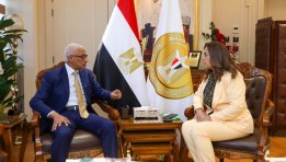 وزيرة التنمية المحلية محافظ شمال سيناء