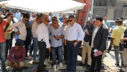 جانب من متابعة محافظ الجيزة 